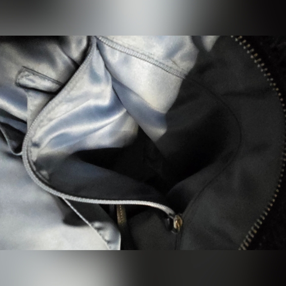 Coach Purse Navy Blue Authentic Audrey Tote Shoulder Bag Handbag - Picture 9 of 13